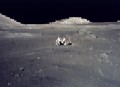 Pas d'�toiles sur les images de la Lune