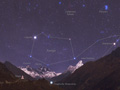 Paysage céleste himalayen