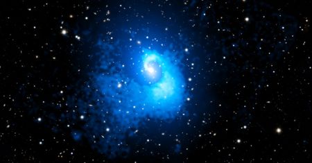 Collision d'amas de galaxies