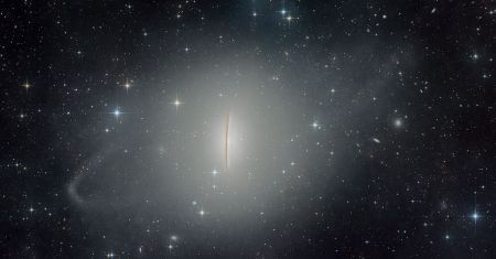 Les courants de marée de la galaxie du Sombrero