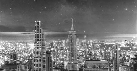La Voie lactée sur Manhattan