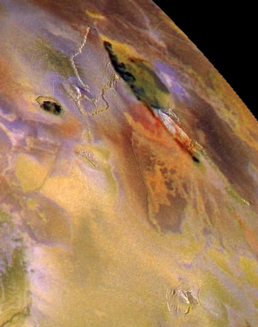 Zal Patera sur Io, la lune de Jupiter