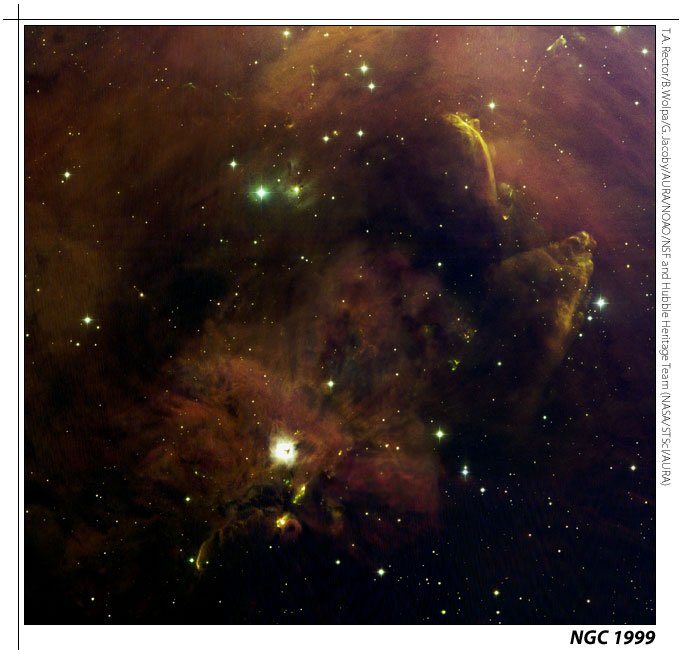 Un panel de curiosités dans Orion A