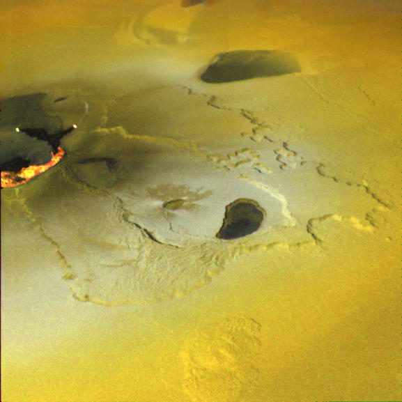 Une éruption permanente sur la lune de Jupiter Io