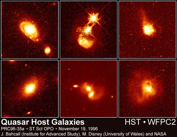 Une galerie de portraits de quasars