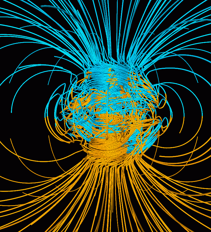 Le champ magnétique de la Terre