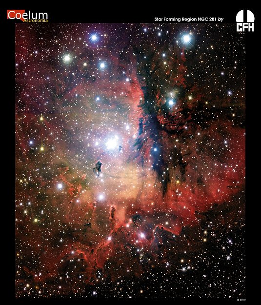 NGC 281 : Amas, nuages et globules