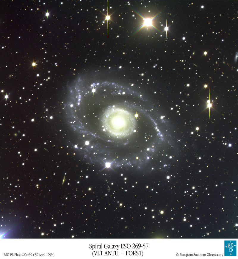 Galaxie spirale dans le Centaure