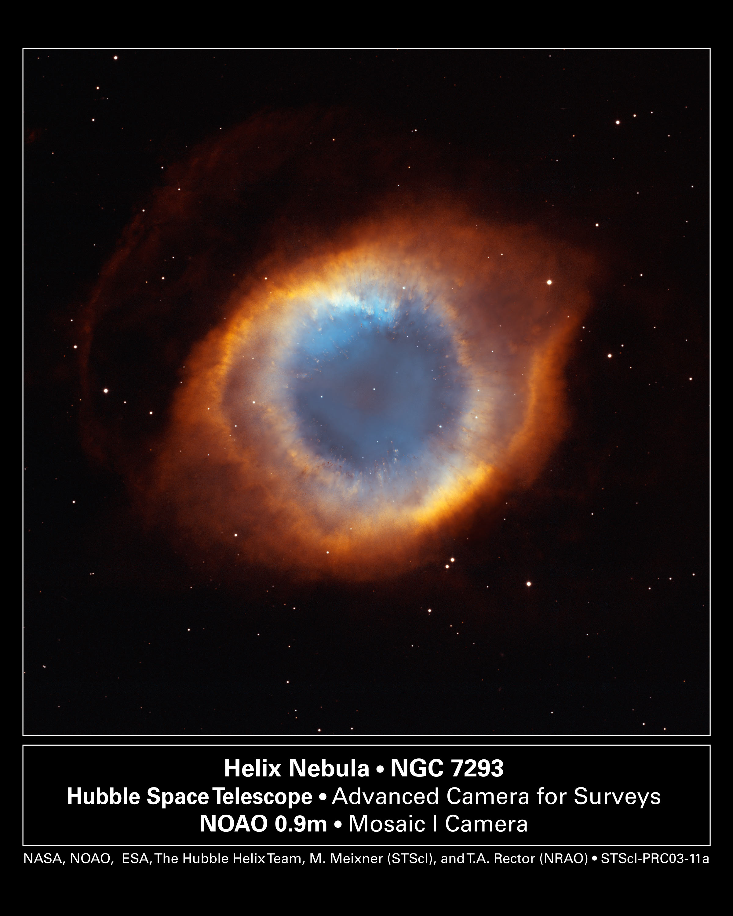 NGC 7293 : la Nébuleuse Hélix
