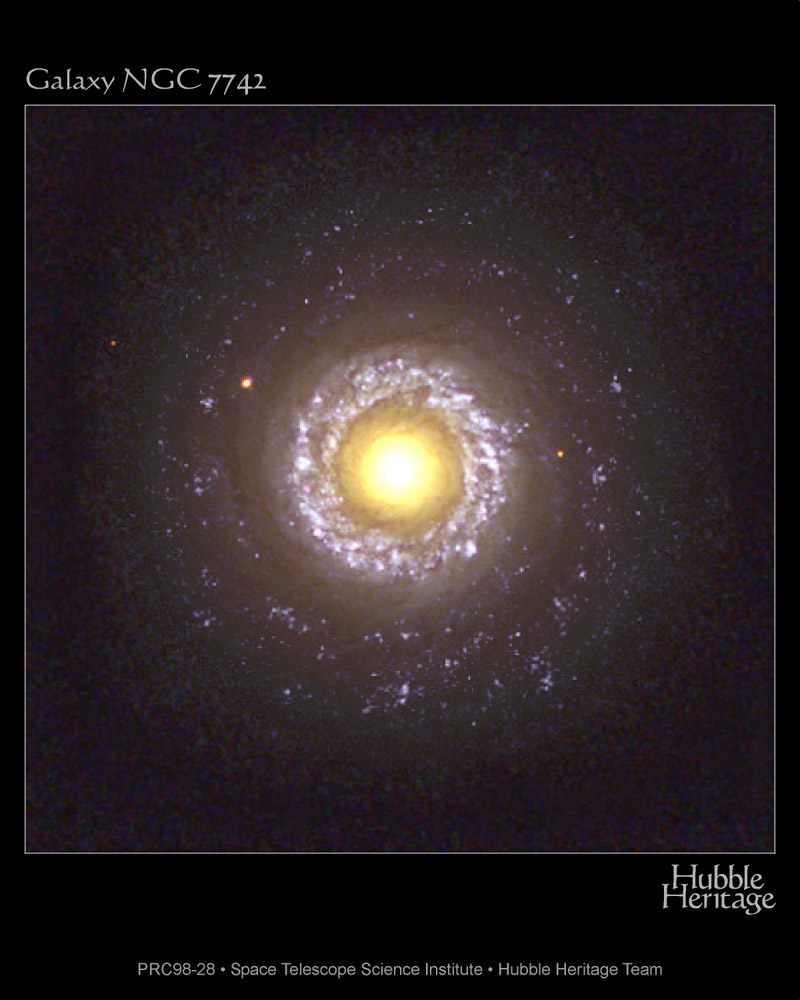 la galaxie spirale NGC 7742