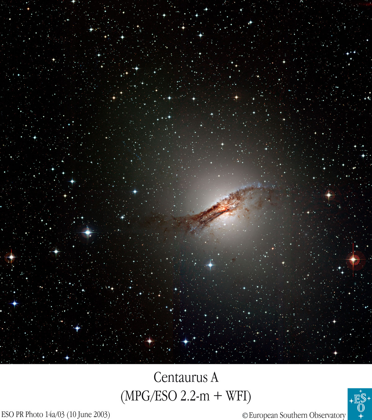 La galaxie poussiéreuse Centaurus A