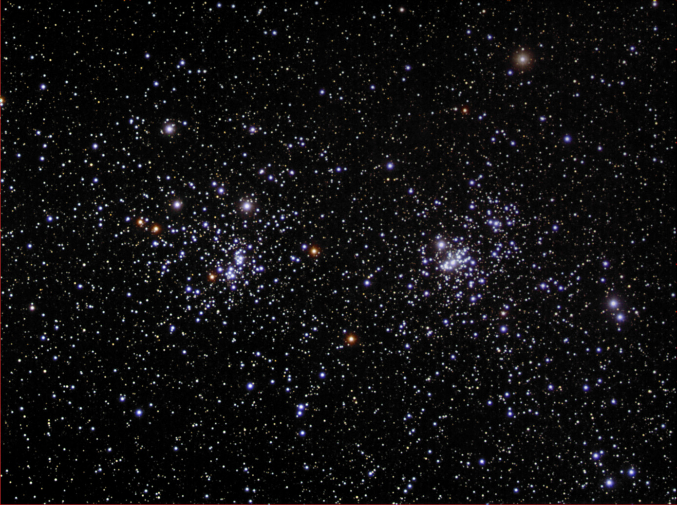 NGC 869 et NGC 884 : un amas ouvert double