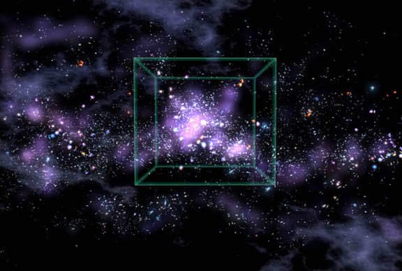 Chaîne de galaxies inattendues dans l\'Univers primordial