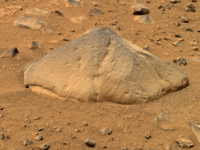 Le rocher Adirondack sur Mars