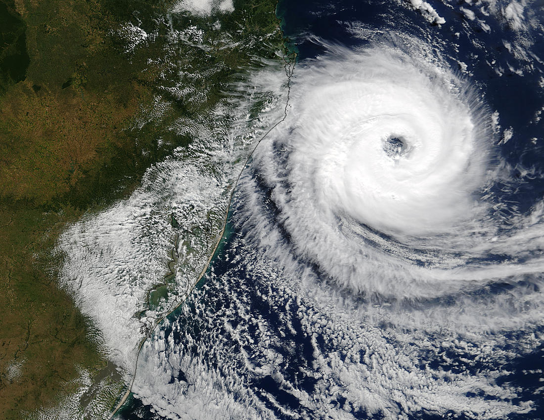 Cyclone d’une rare intensité au large des côtes brésiliennes