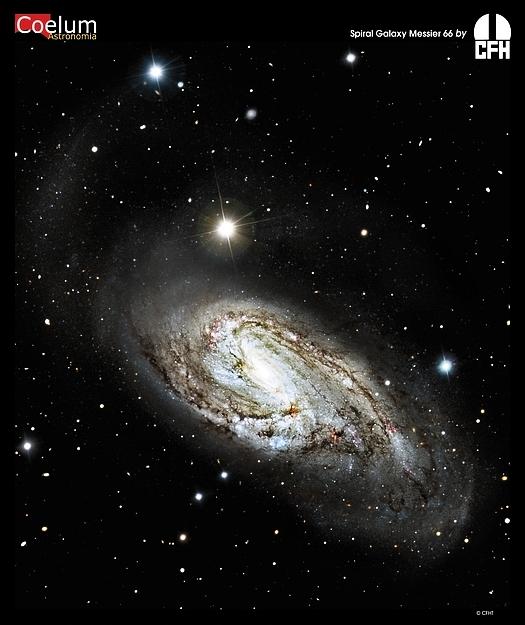 L\'insolite galaxie spirale M 66