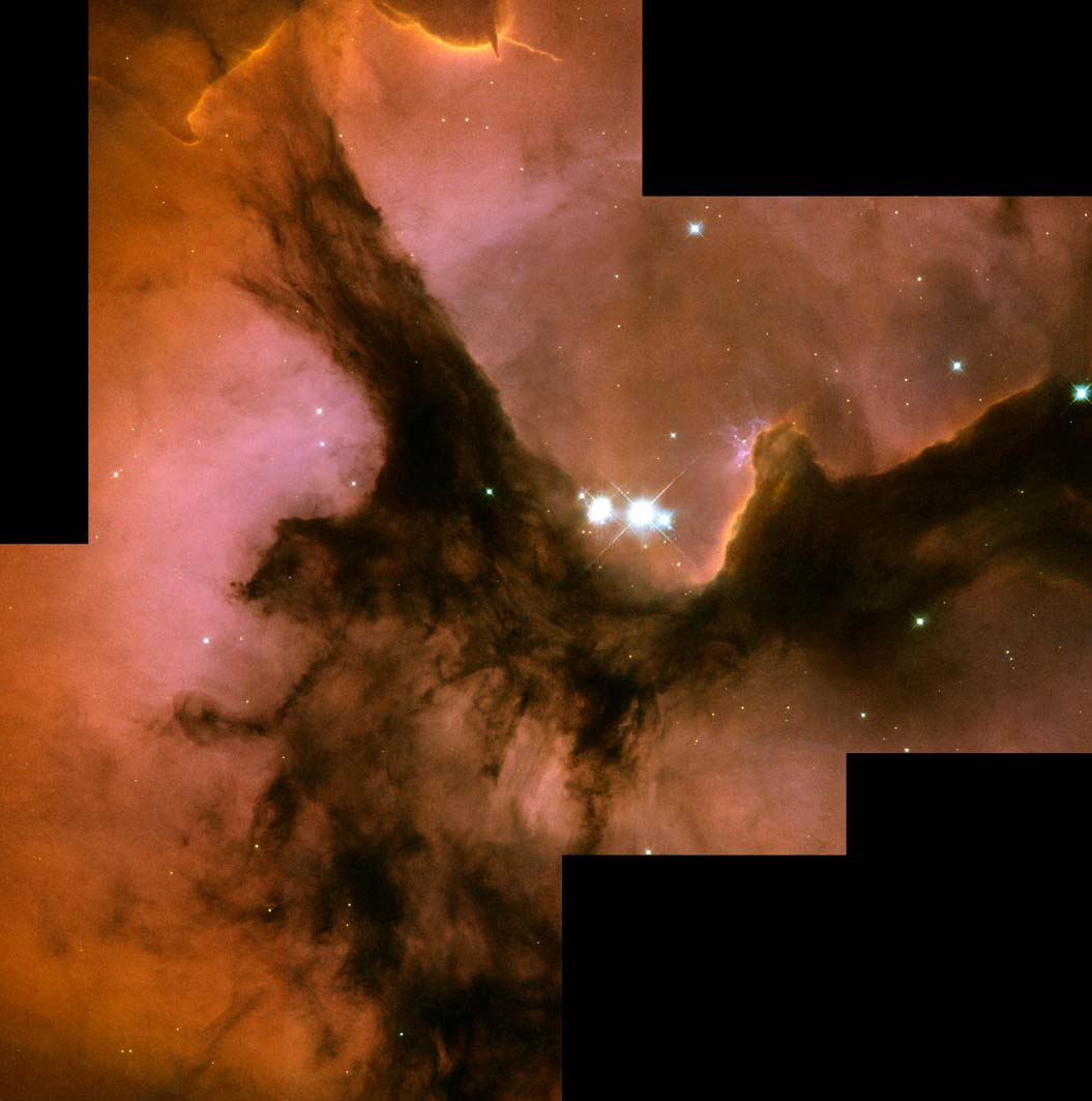 La Nébuleuse Trifide par Hubble 