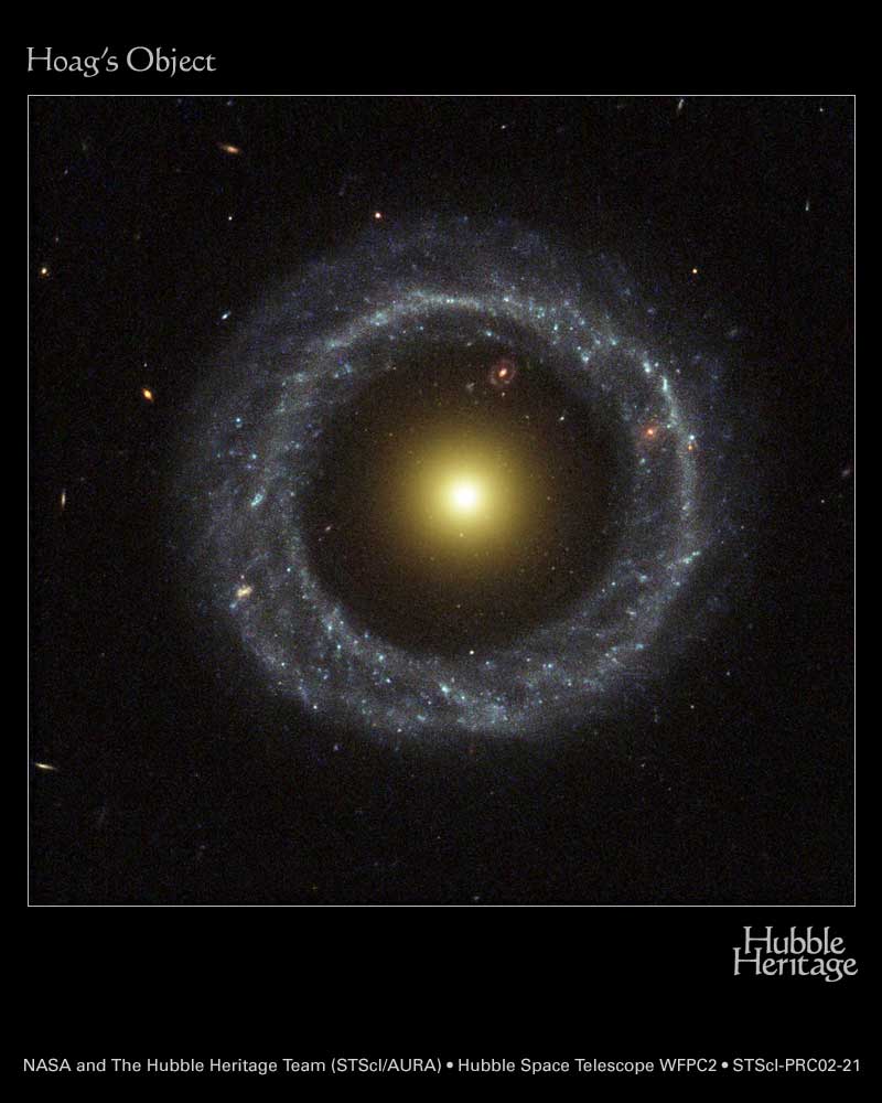 Objet de Hoags : une étrange galaxie anneau
