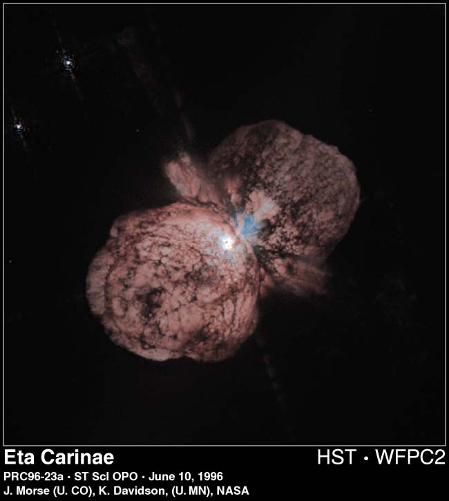 L\'étoile Eta Carinae condamnée