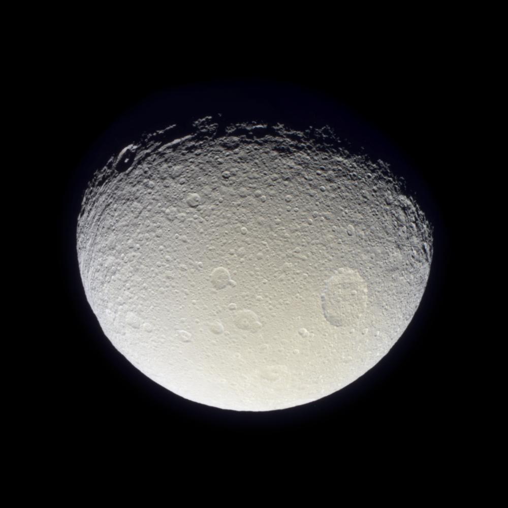 Thétis, la Lune de Saturne, par Cassini
