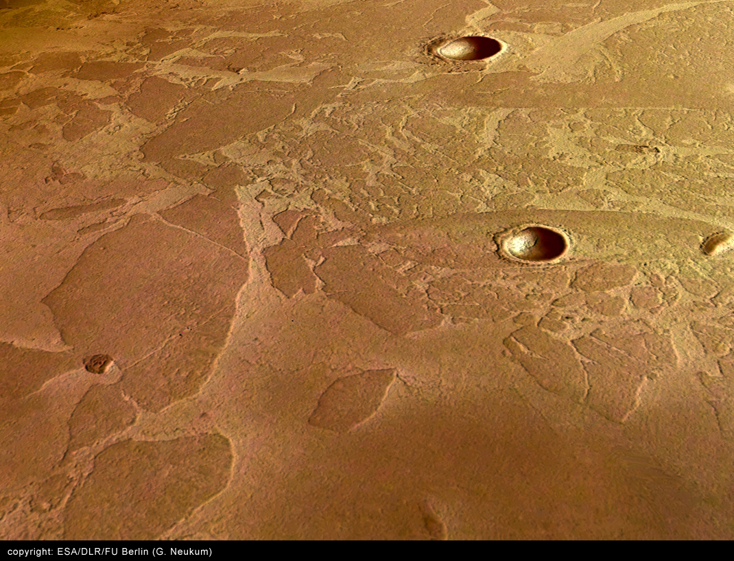 Des plaques inhabituelles sur Mars