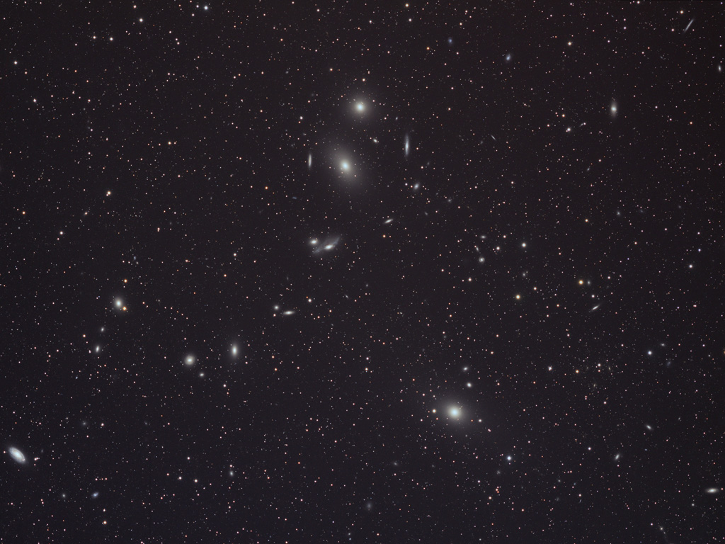 La chaîne de galaxies de Markarian