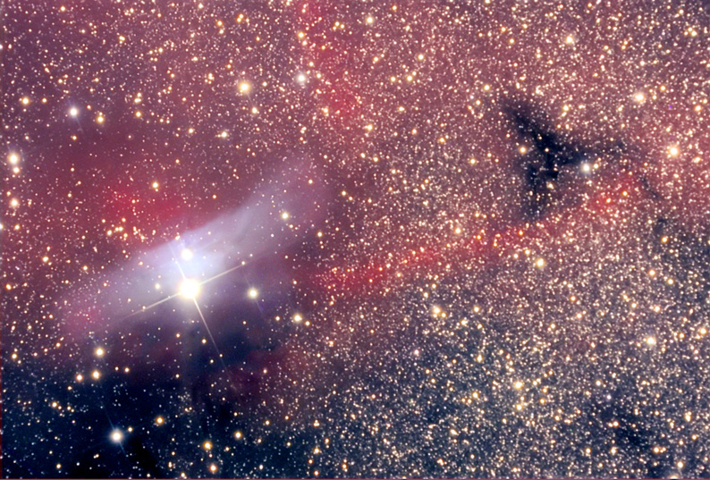 Tourbillons et étoiles dans IC 4678