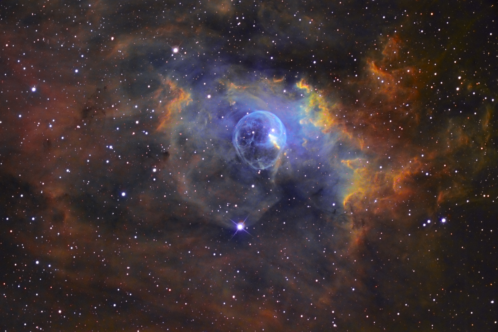 NGC 7635 : la Nébuleuse de la Bulle