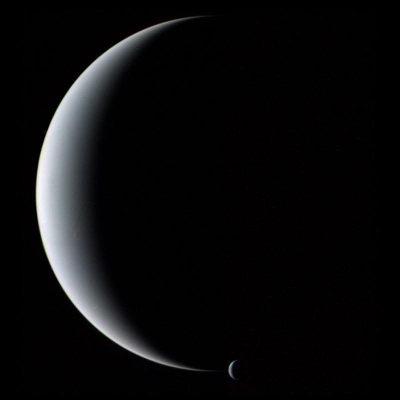 Croissant de Neptune et Triton