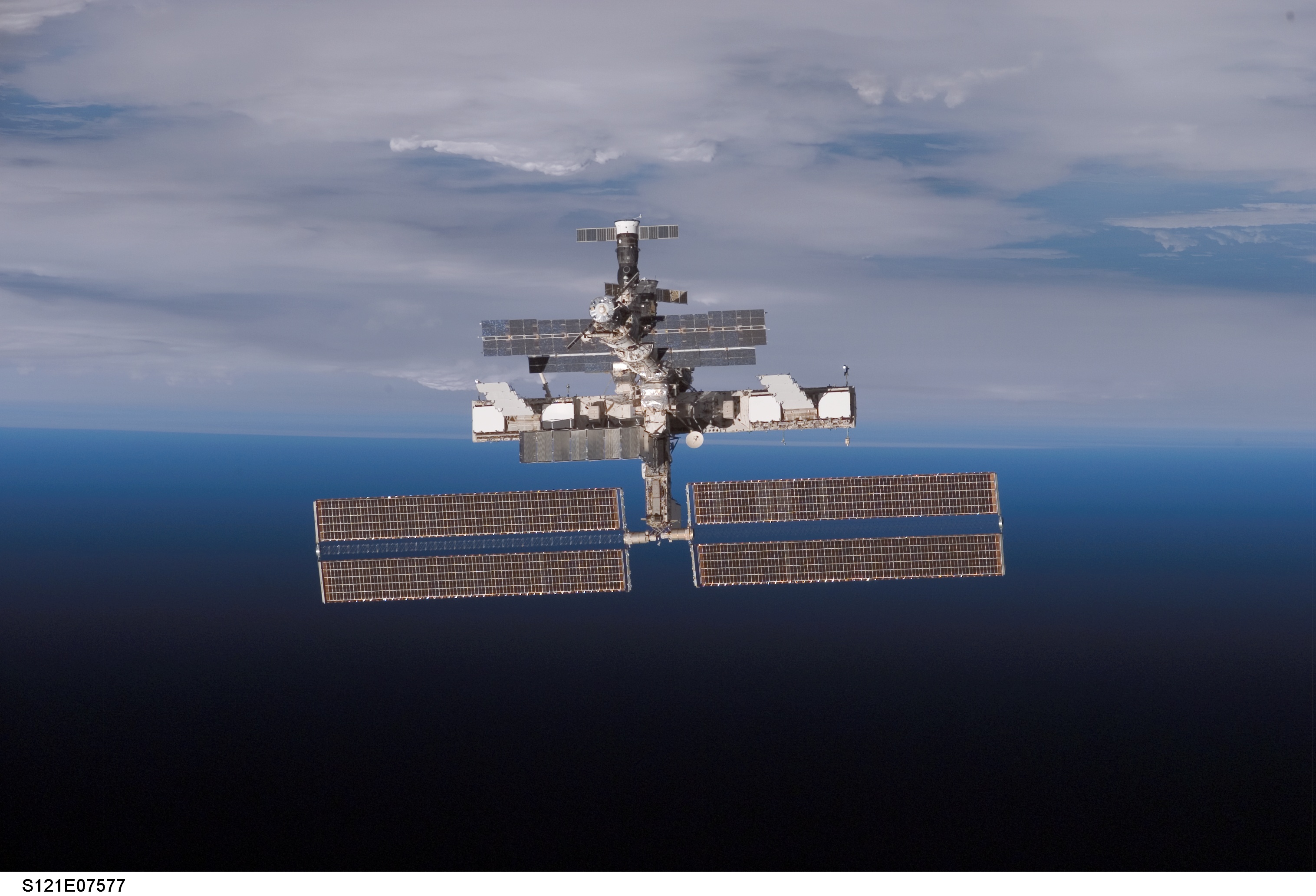 La Station Spatiale Internationale sur l’Horizon