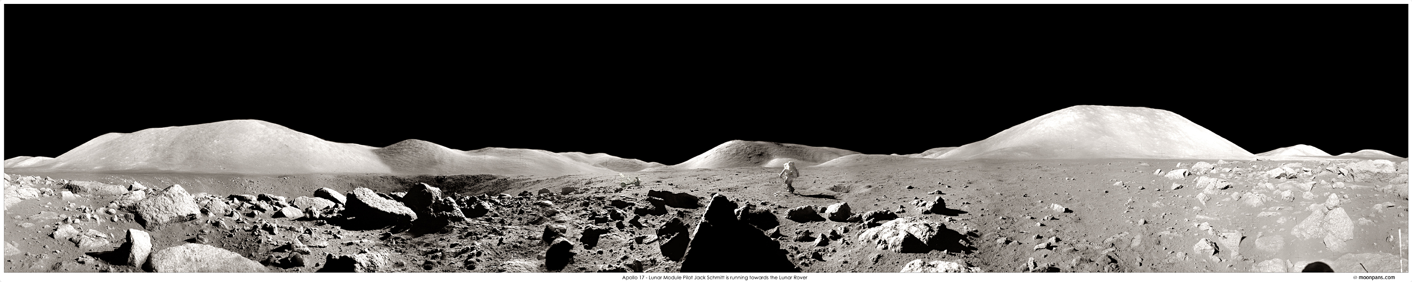 Un panorama d\'Apollo 17