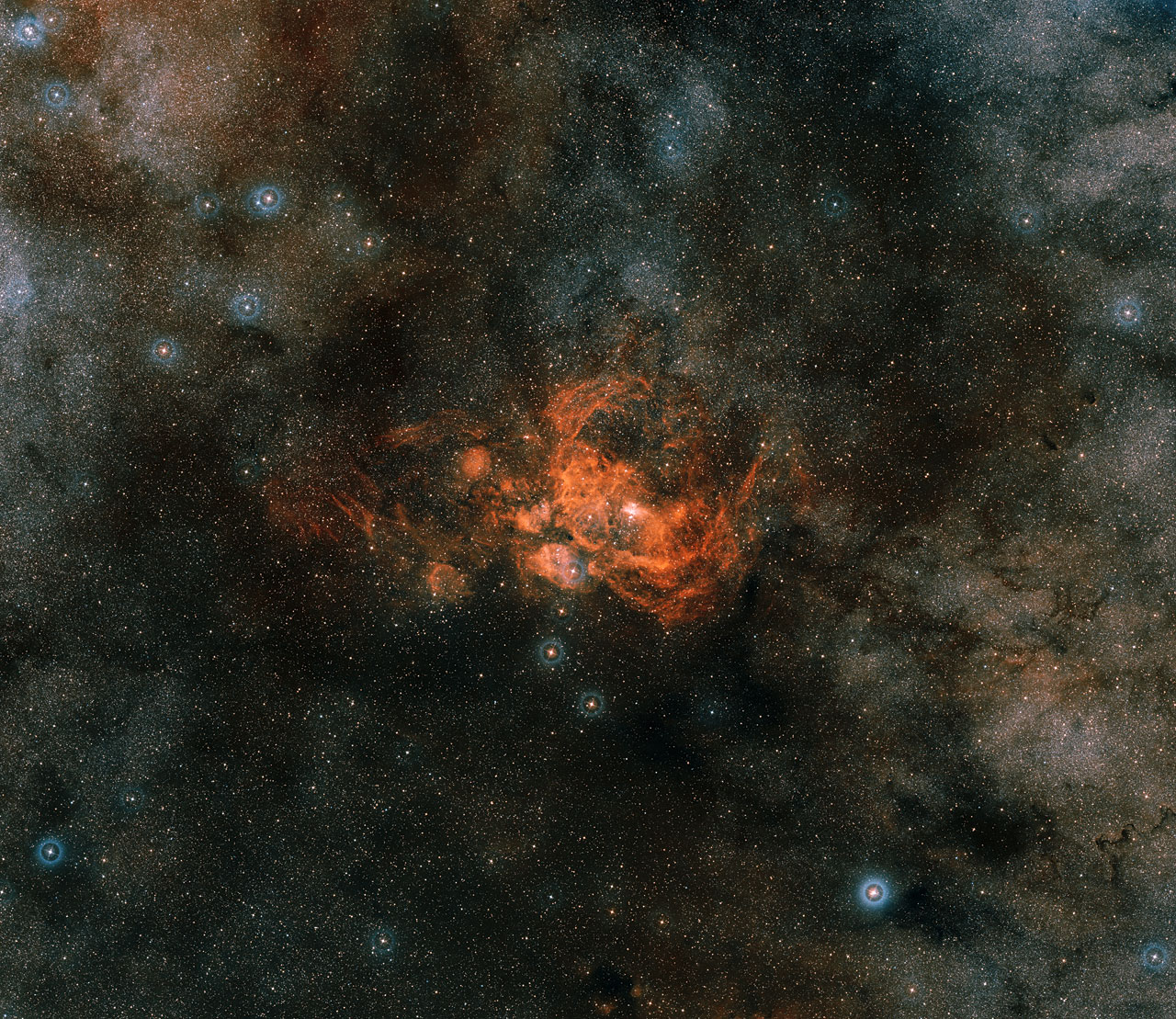 La région de formation d\'étoiles NGC 6357