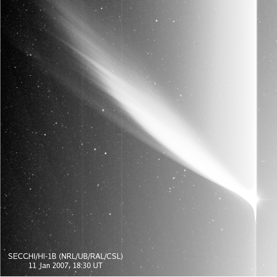 La comète MacNaught vue par le satellite STEREO