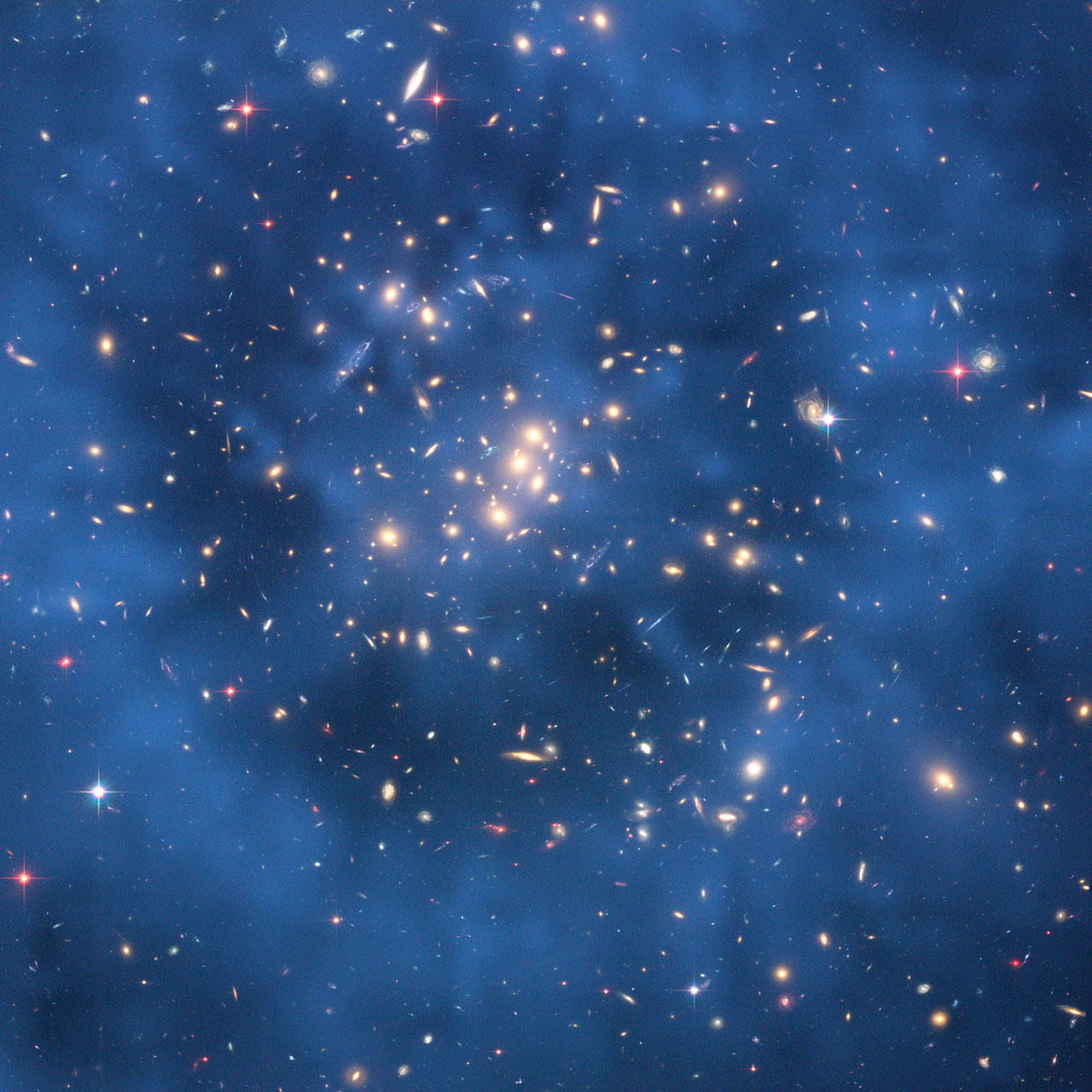 Anneau de matière noire modélisé autour de l\'amas galactique CL0024 17