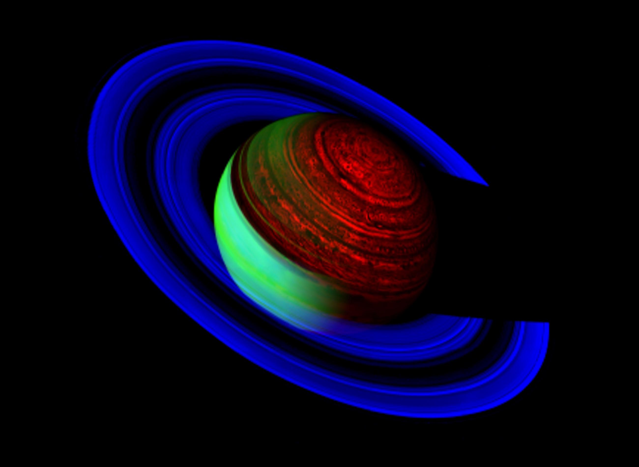 Saturne au néon