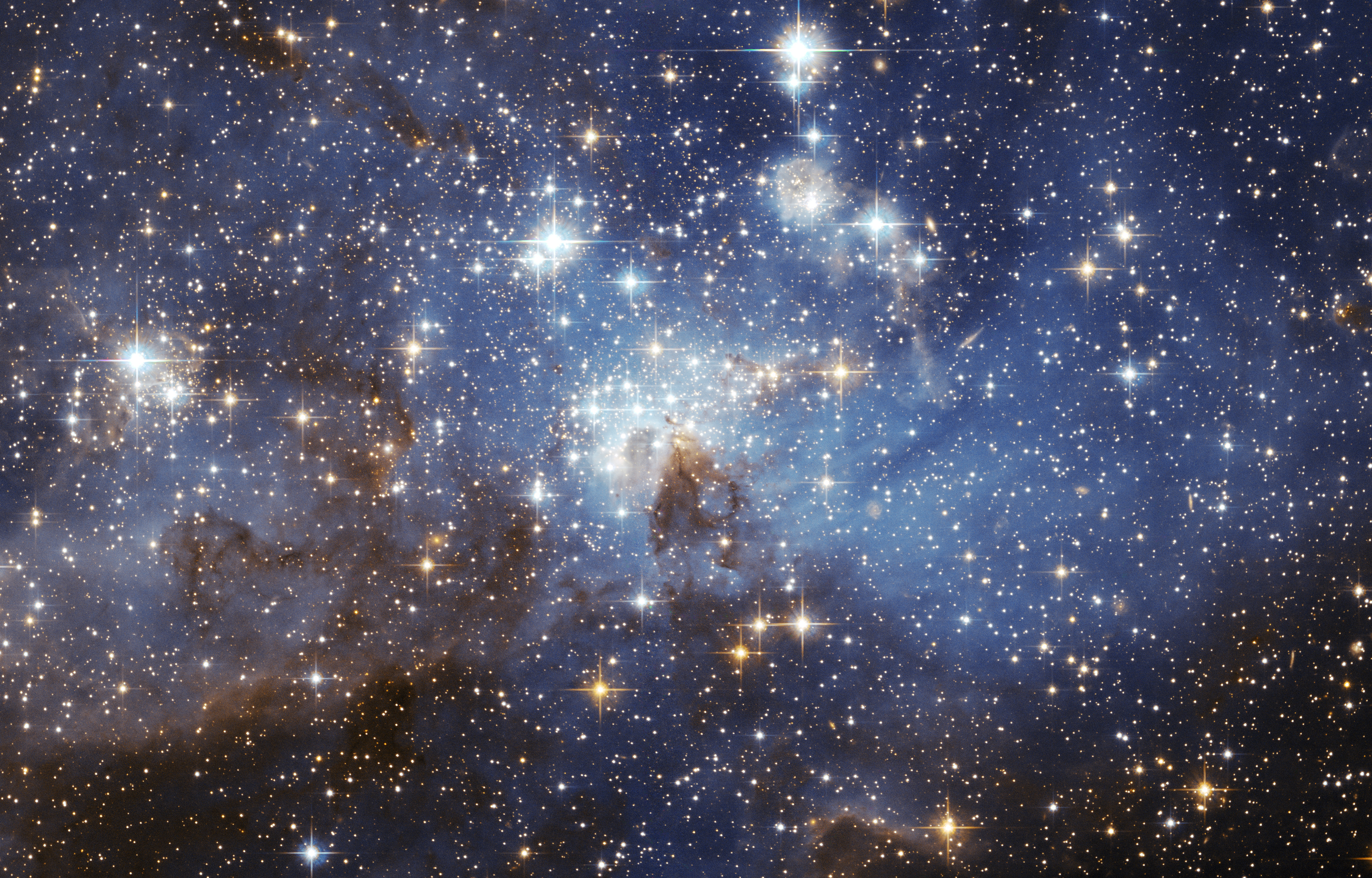 La région de formation d\'étoiles LH 95