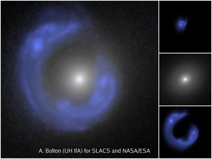SDSSJ1430, une galaxie dans un anneau d\'Einstein
