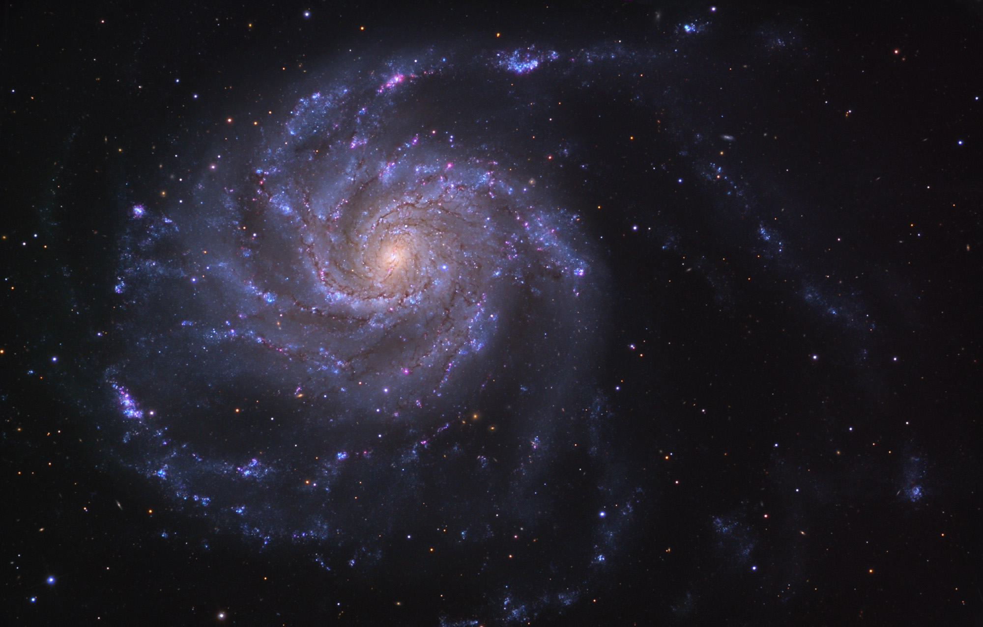 M101, galaxie spirale