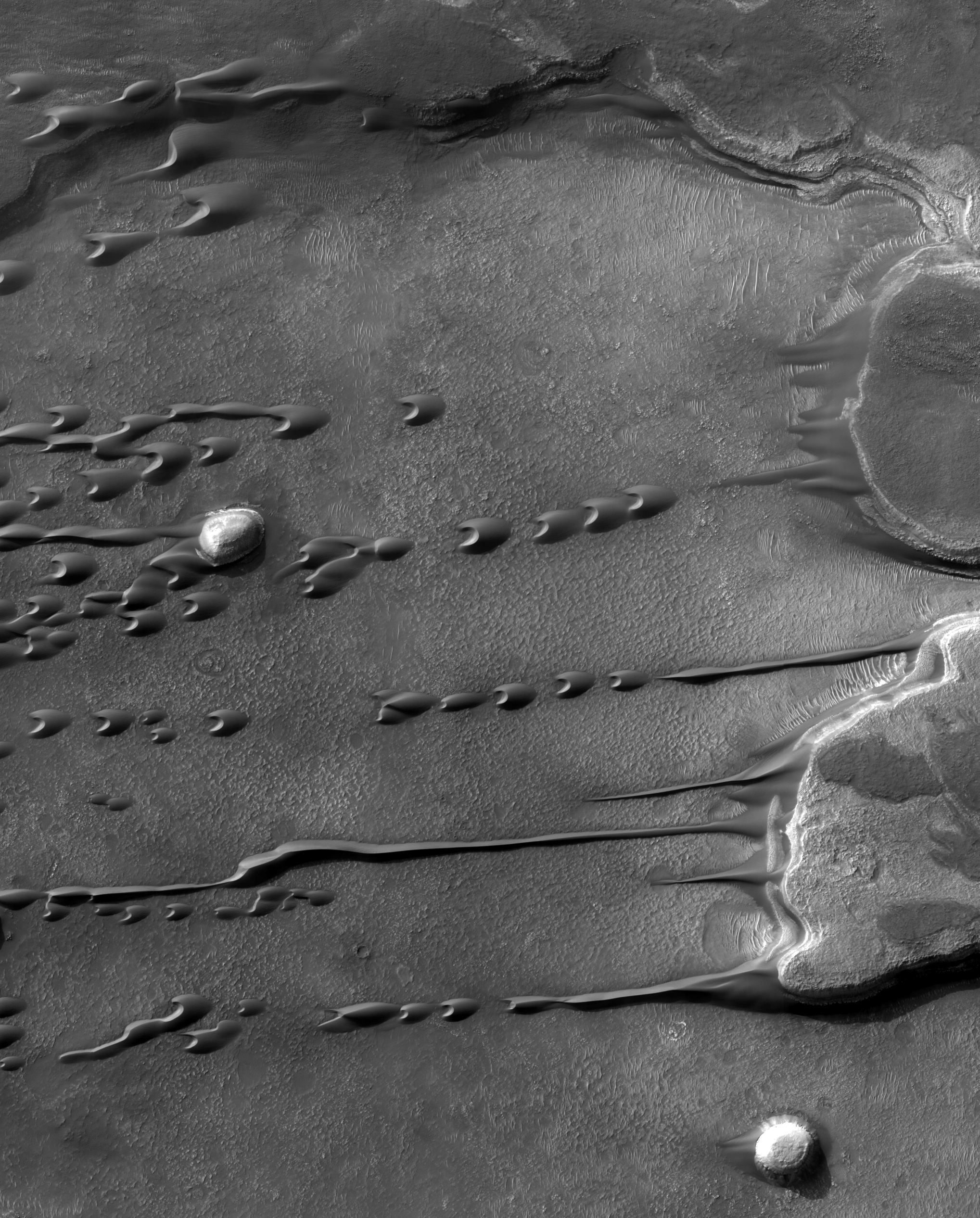 Barkhanes sur Mars