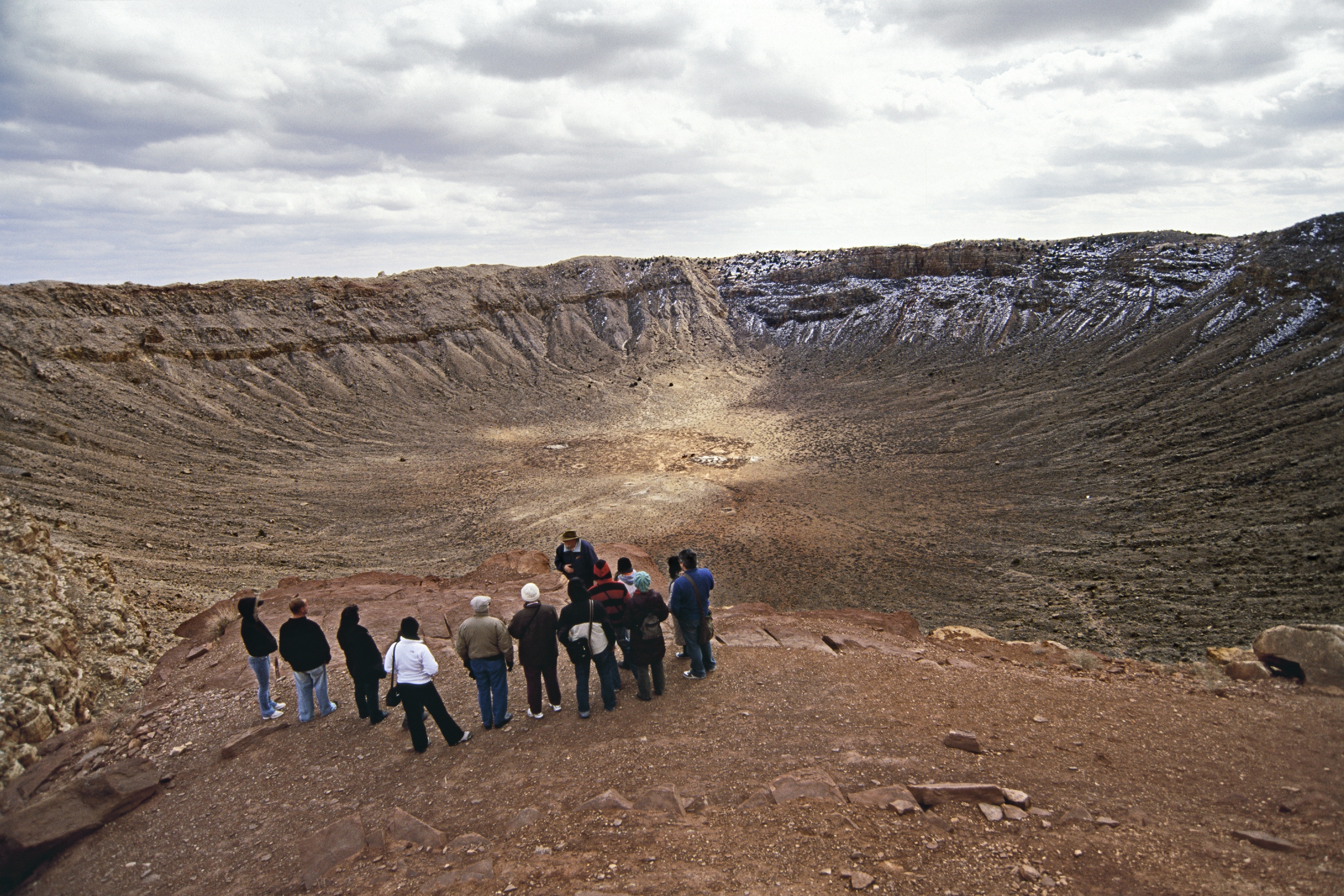 À l’intérieur du Meteor Crater Barringer
