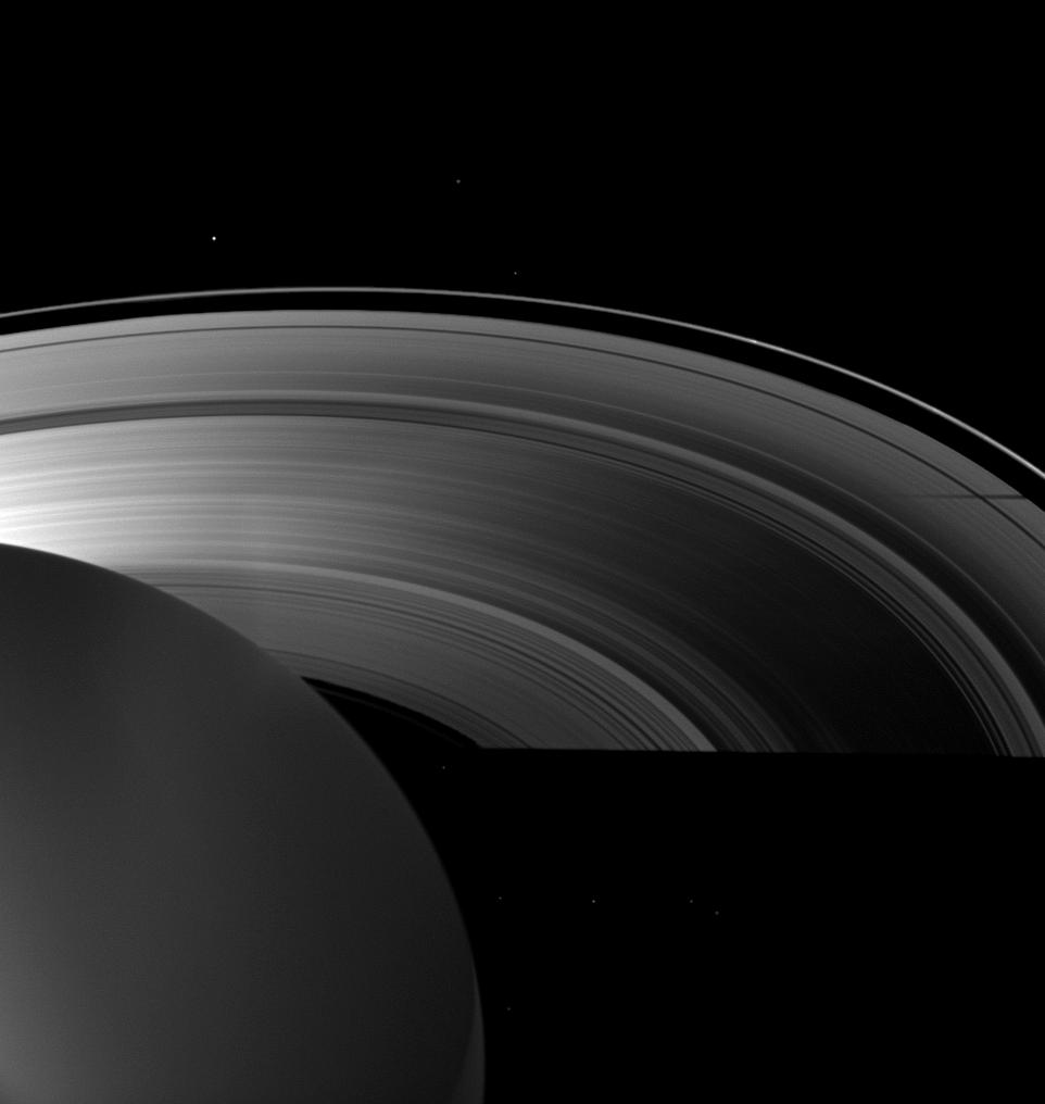 Ombres de Saturne à l’équinoxe