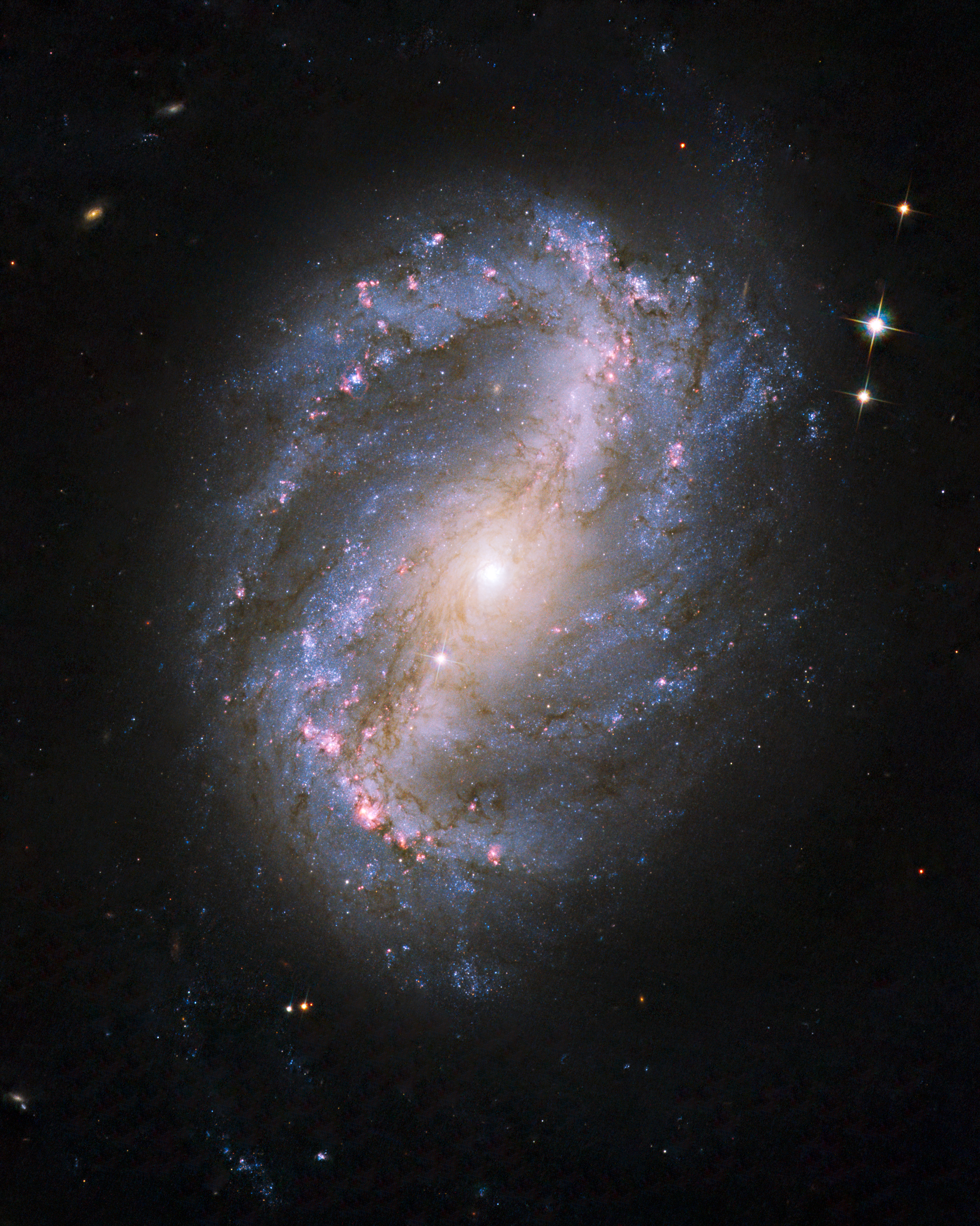 NGC 6217, galaxie spirale barrée 