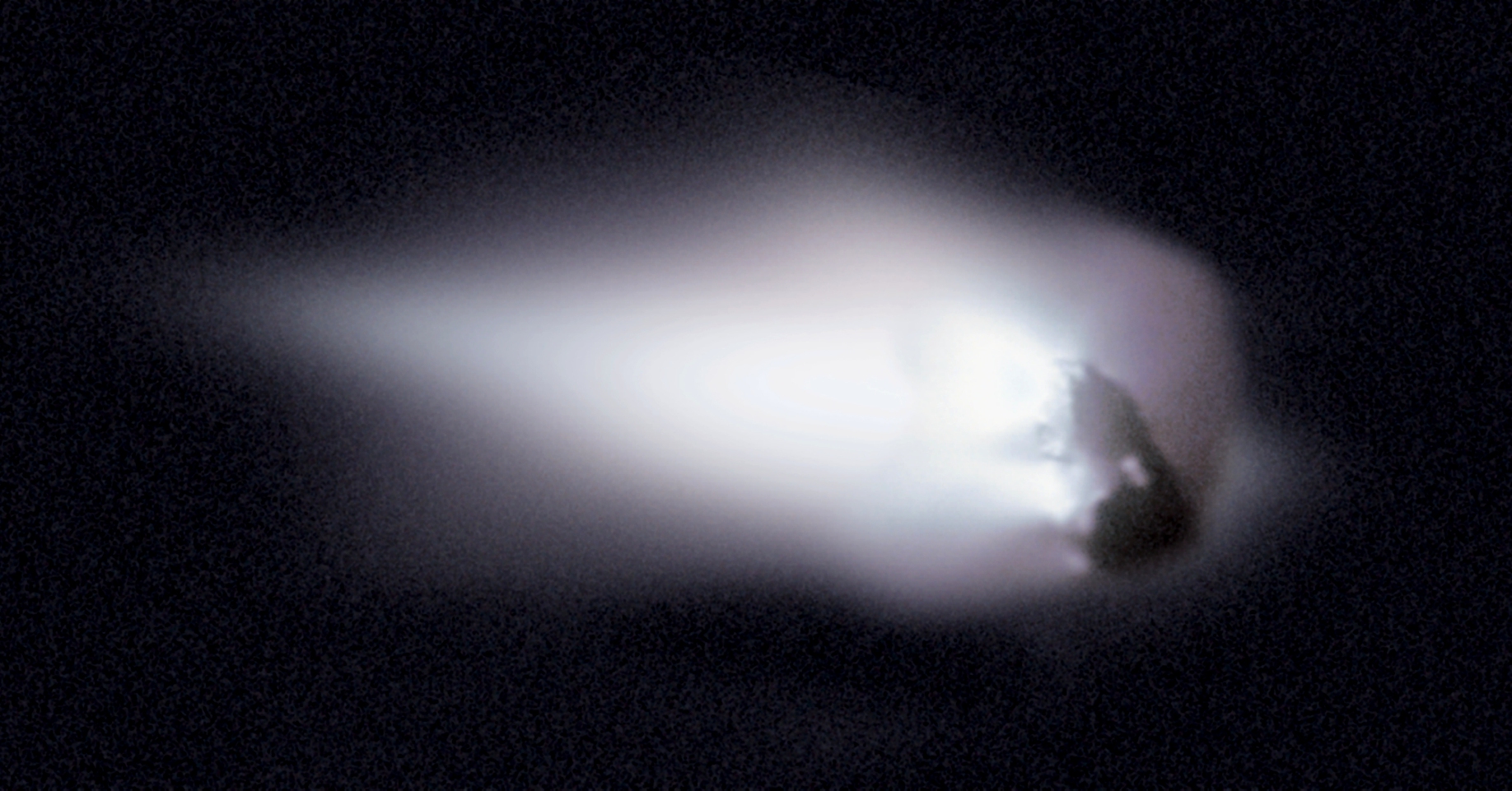 Le noyau de la comète de Halley, un iceberg dans l’espace 