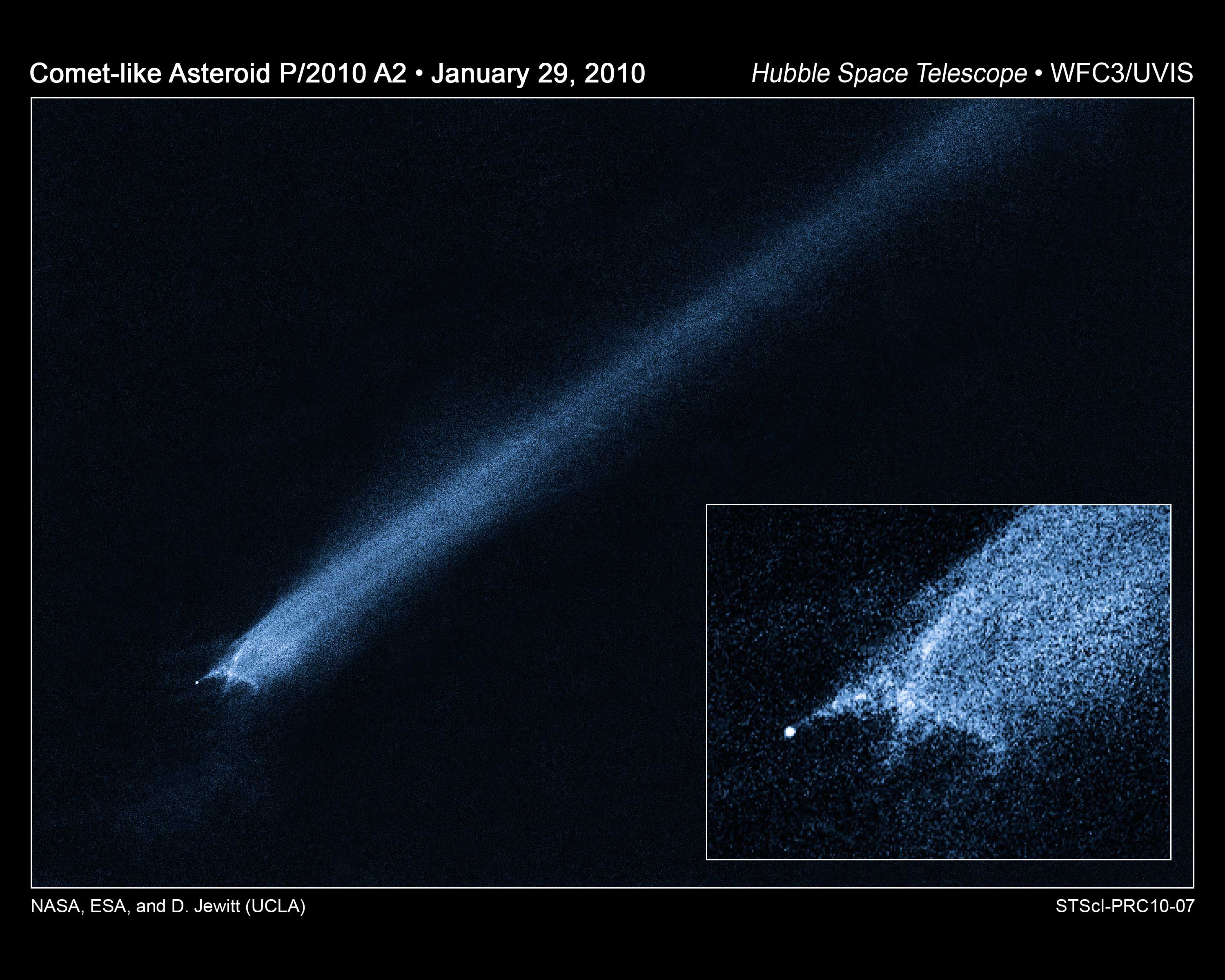 P/2010 A2, l’astéroïde qui aurait survécu à une collision