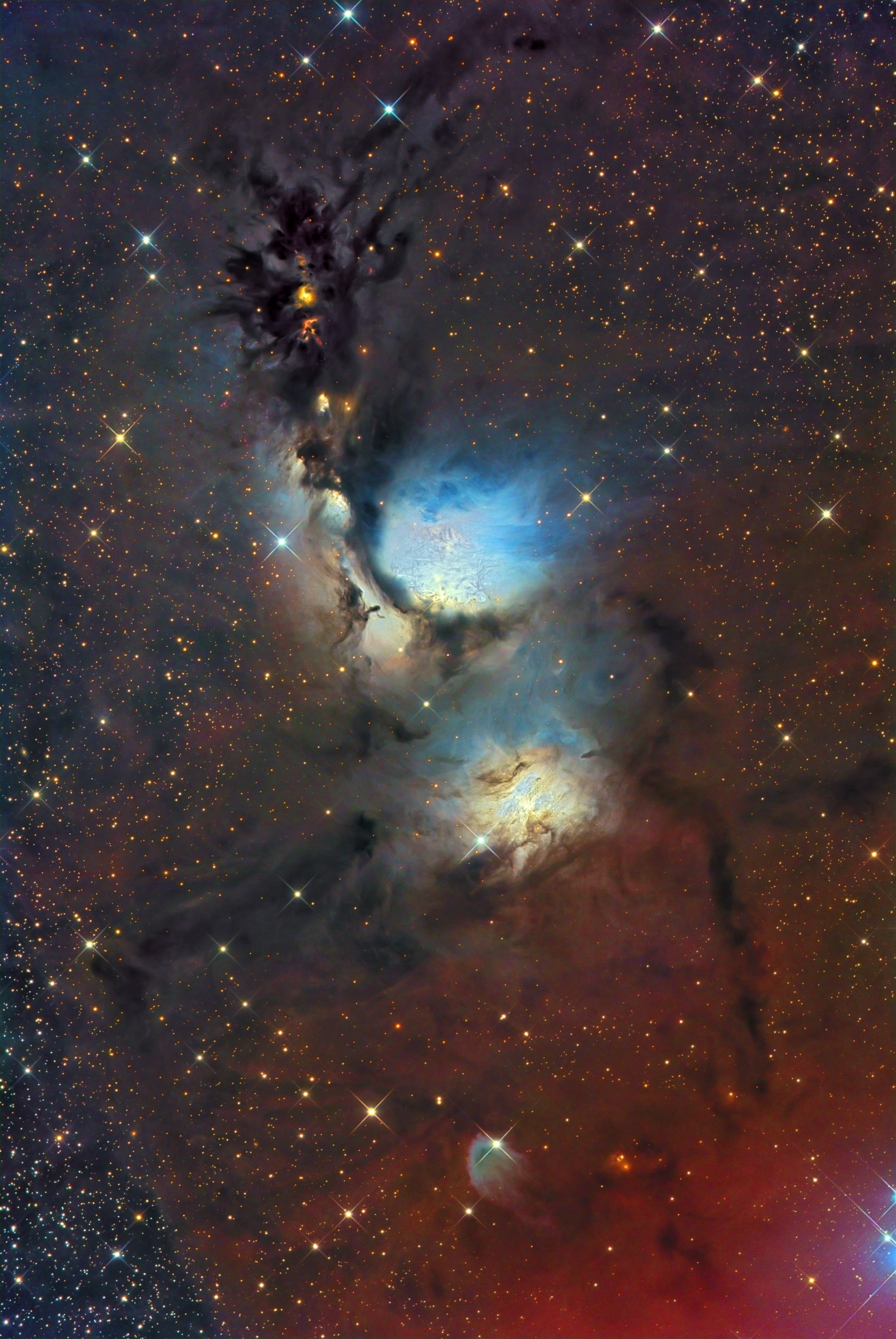 M 78 et les nuages de poussière d\'Orion