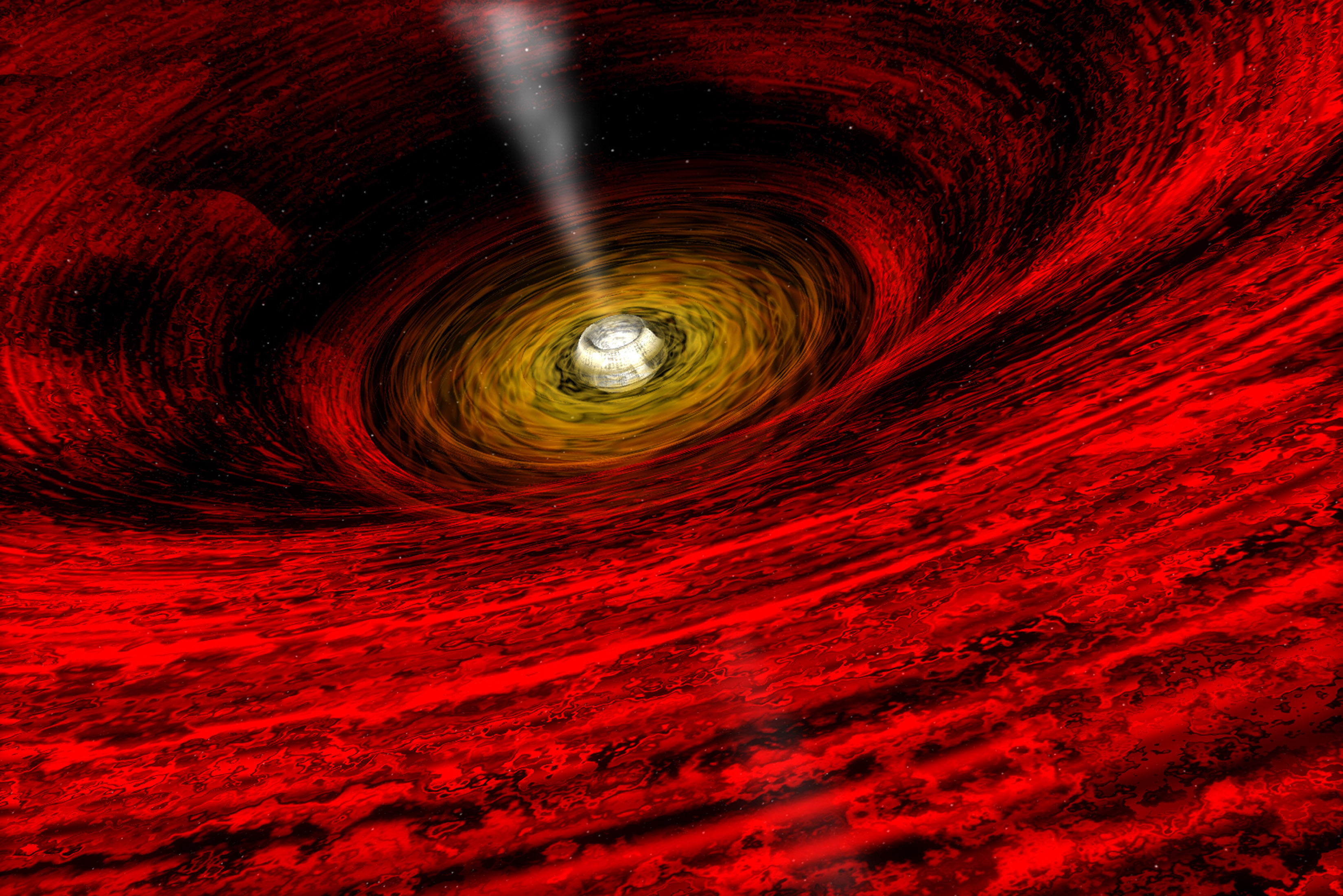 Que voit-on à proximité d\'un trou noir ?