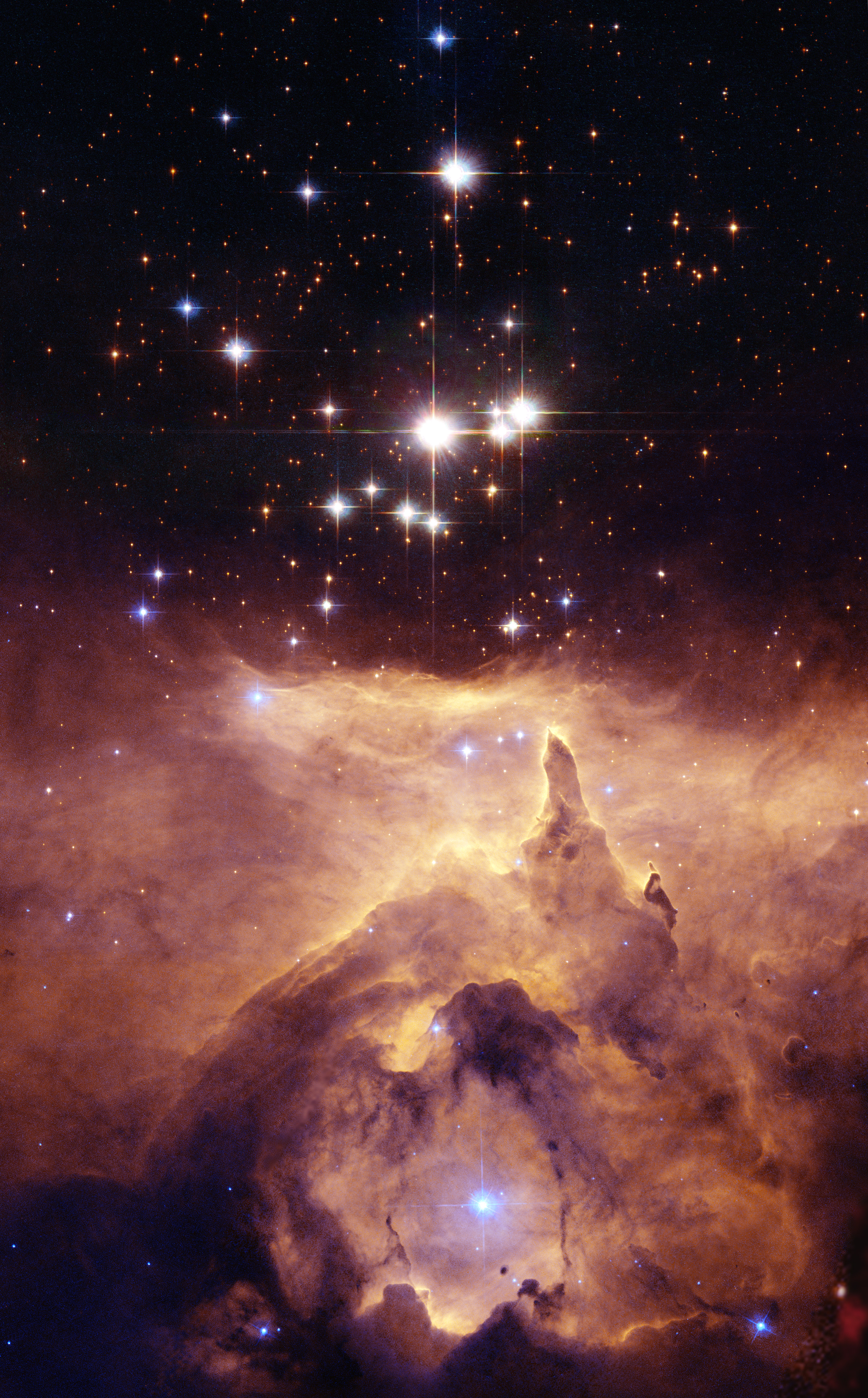 Une étoile massive dans NGC 6357