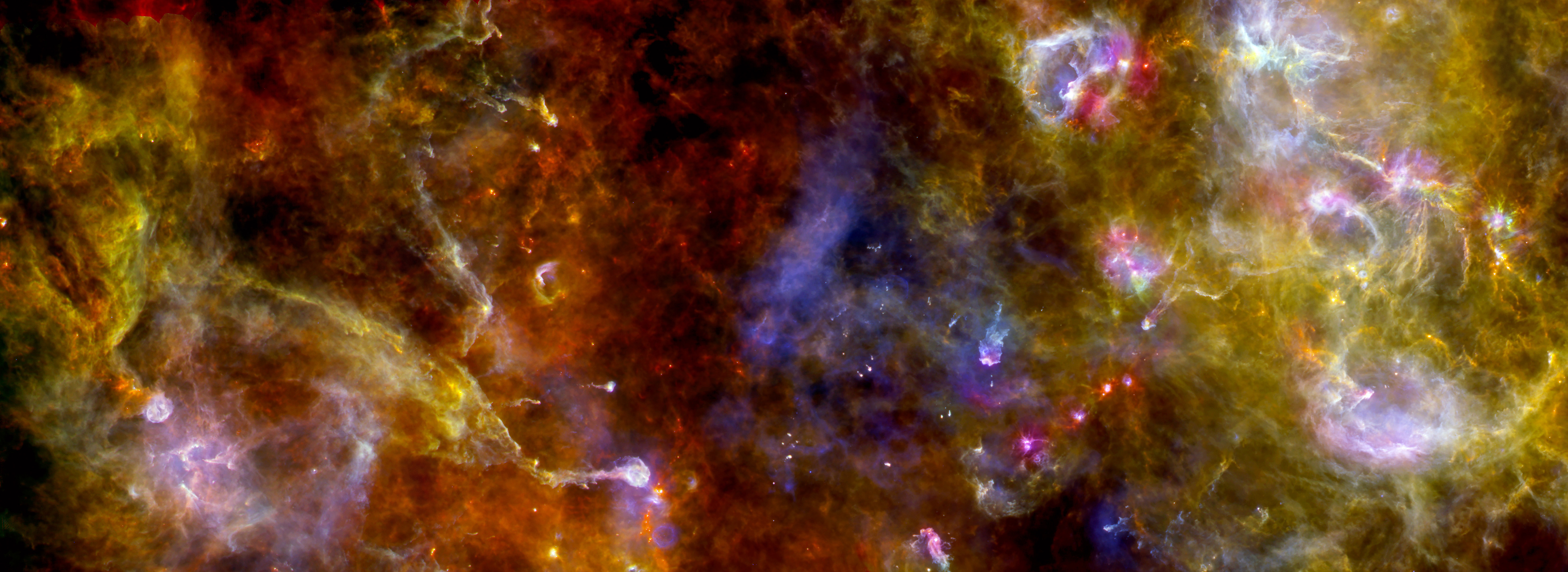 Cygnus X par Herschel
