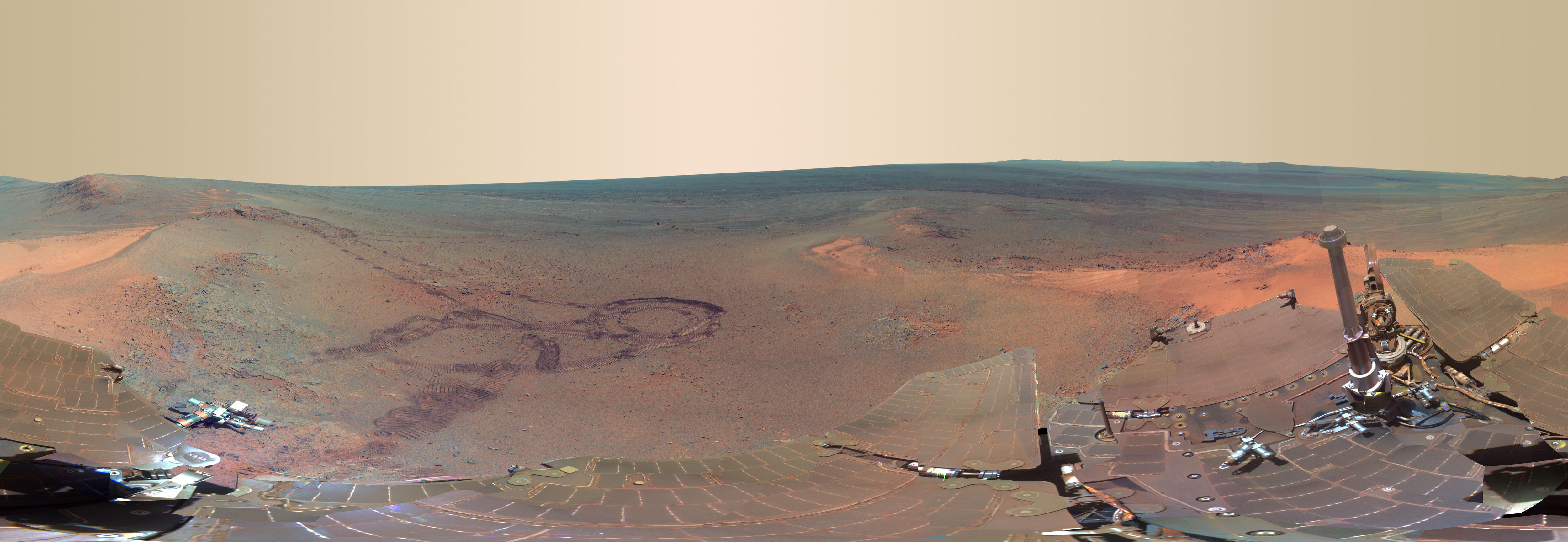 Panorama Greeley sur Mars