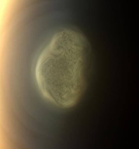 Vortex polaire sur Titan